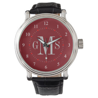 Men's Classy Personalised Monogram Watch