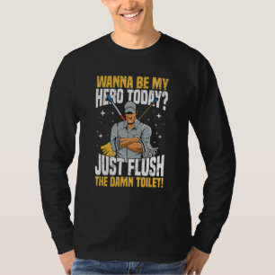 Mens Cleaning School Custodian Quote for a School  T-Shirt