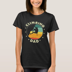 Mens Climbing Dad Father T-Shirt