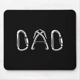 Mens Climbing Dad Outdoor Hiking Mountaineering Mo Mouse Mat