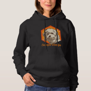 Mens Cockapoo Grandpa Spoodle Dog Owner Cockapoo 3 Hoodie