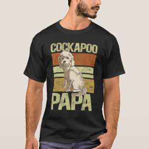 Mens Cockapoo Papa Spoodle Dog Owner Cockapoo T-Shirt