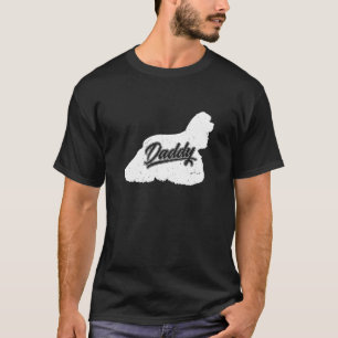 Mens Cocker Spaniel Daddy Owner Papa Fathers Of Co T-Shirt