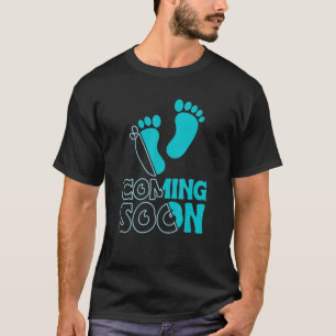 Mens Coming Soon Expectant Father Dad T-Shirt