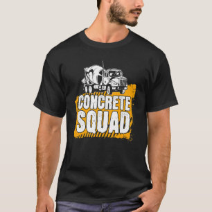 Mens Concrete Worker Concrete Squad Vintage Concre T-Shirt