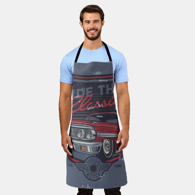 Mens Cooking Apron (Worn)