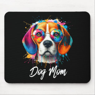 Mens cool beagle owners dog mum for dog lovers dog mouse mat