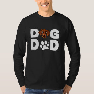 Mens Cool Dachshund Dog Dad Dog Ever - Dog Father T-Shirt