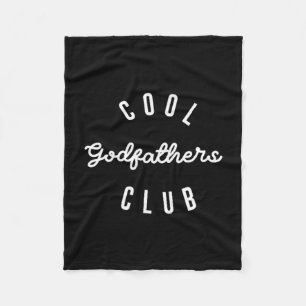 Mens Cool Godfathers Club, Pregnancy Announcement Fleece Blanket