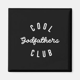 Mens Cool Godfathers Club, Pregnancy Announcement  Magnet