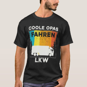 Mens Cool Grandpa Drive Truck Long Distance Driver T-Shirt