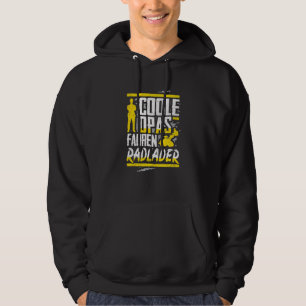 Mens Cool Grandpa Driving Wheel Loader Wheel Loade Hoodie