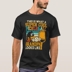 Mens Cool Grandpa Pickleball Premium 1 T-Shirt