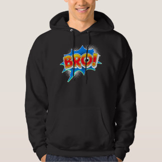 Mens Cool Saying Bro Awesome Chill Relax Humour Hoodie