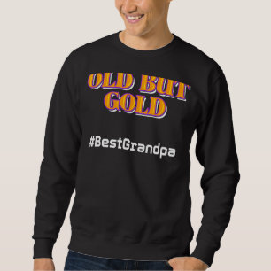 Mens Cool Statement Best Grandpa Old Man Grandfath Sweatshirt