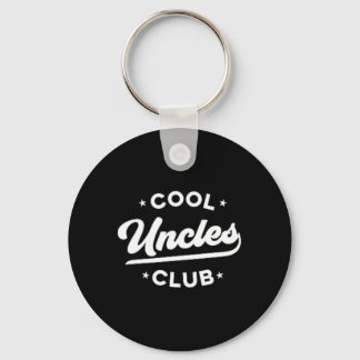 Mens Cool Uncles Club Retro Best Uncle Ever Funny  Key Ring