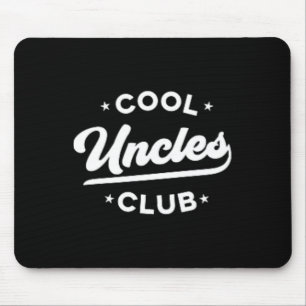 Mens Cool Uncles Club Retro Best Uncle Ever Funny Mouse Mat