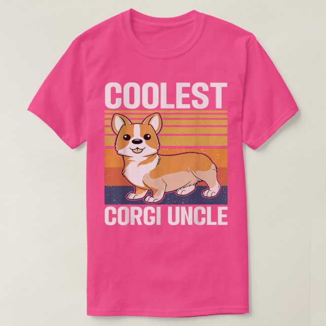 Mens Coolest Corgi Uncle  T-Shirt (Design Front)