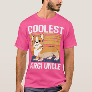 Mens Coolest Corgi Uncle  T-Shirt