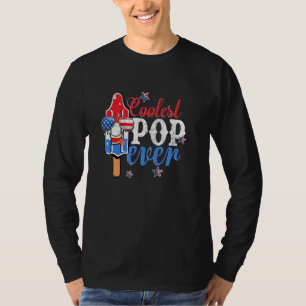 Mens Coolest Pop Ever American Flag Bomb Ice Cream T-Shirt