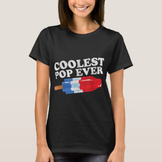 Mens Coolest Pop Ever Popsicle Funny Retro Bomb Fa T-Shirt