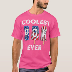 Mens Coolest Pop Ever Popsicle Men Best Dad Ever C T-Shirt