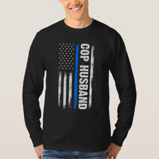 Mens Cop Husband Cop Police Cops T-Shirt