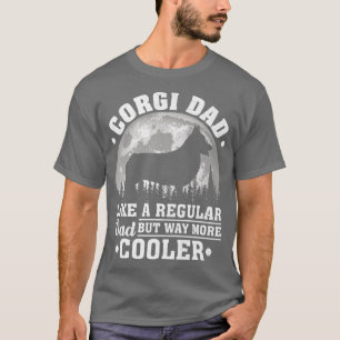 Mens Corgi Dad Like A Regular Dad Funny Corgi Dog T-Shirt