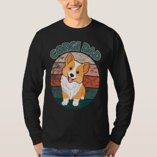 Mens Corgi Dad Pembroke Welsh Corgi Dog Owner Dogg T-Shirt