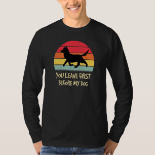 Mens Corgie Gales Dog Silhouette Retro Vintage T-Shirt