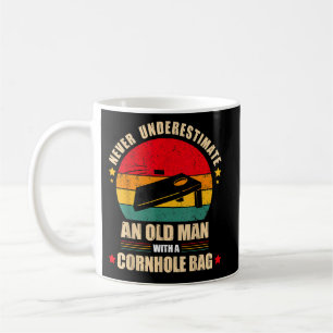 Mens Cornhole Cornhole Player Cornhole Bag Coffee Mug
