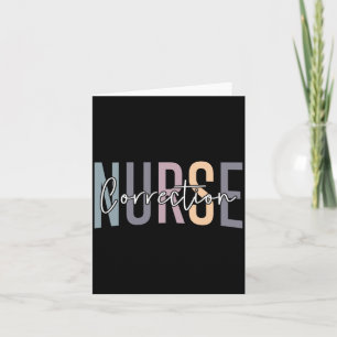 Mens Correctional Nurse Correctional Nursing Card
