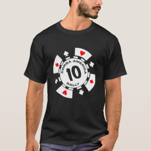 Men's Corsa Poker Chip T-Shirt Black