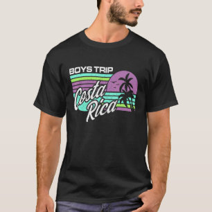 Mens Costa Rica Guys Mens Trip Matching Vacation C T-Shirt