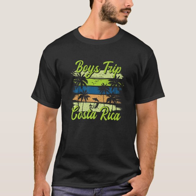 Mens Costa Rica Guys Trip Matching Mens Costa Rica T-Shirt (Front)