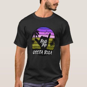 Mens Costa Rica Guys Trip Matching Surfer Shaka Si T-Shirt