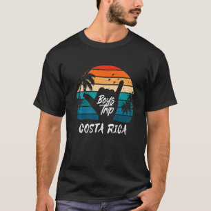 Mens Costa Rica Guys Trip Matching Vacation Surfer T-Shirt