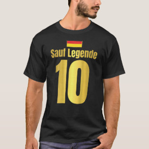 Mens Costume Carnival & Carnival Germany Sauf Jers T-Shirt