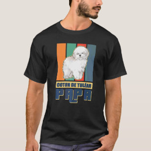 Mens Coton De Tuléar Papa Dog Owner Coton De Tulea T-Shirt
