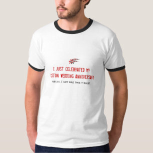 Men's Cotton (2nd) Wedding Anniversary T-Shirt
