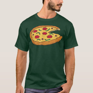 Mens Couple Missing Piece Pizza And Slice Funny An T-Shirt