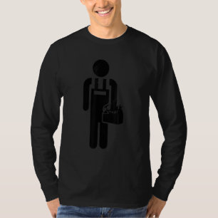 Mens Craftsman Retro Graphic Electrician Worker To T-Shirt