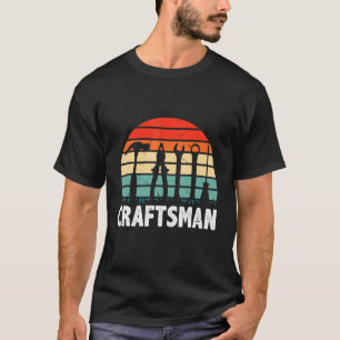 Mens Craftsman Retro Graphic Electrician Worker To T-Shirt