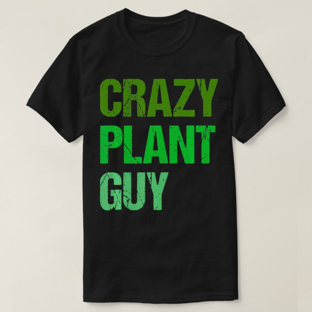 Mens Crazy Plant Guy  T-Shirt (Design Front)