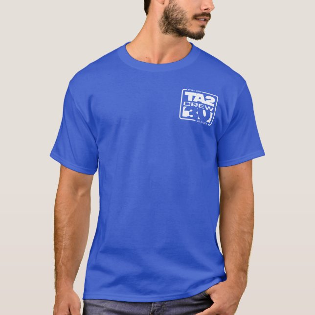 Men's Crew Neck (Black & Colours) T-Shirt (Front)