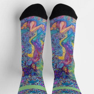 Men's crew socks, designer socks, men's socks