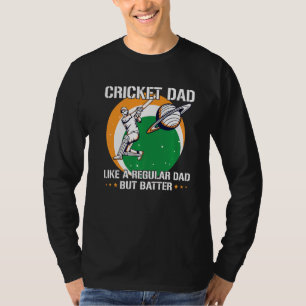 Mens Cricket Sport Quote For An Indian Cricket Dad T-Shirt