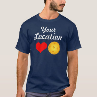 Men's Custom Location Pickleball T-shirt
