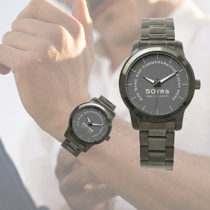 Men's Custom Watch personalized Retirement New Job