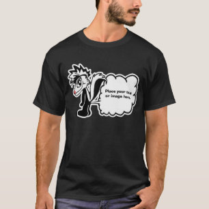 Men's Customisable Skunk Shirt. T-Shirt